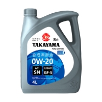 TAKAYAMA 0W20 GF-5 SN, 4л 605554